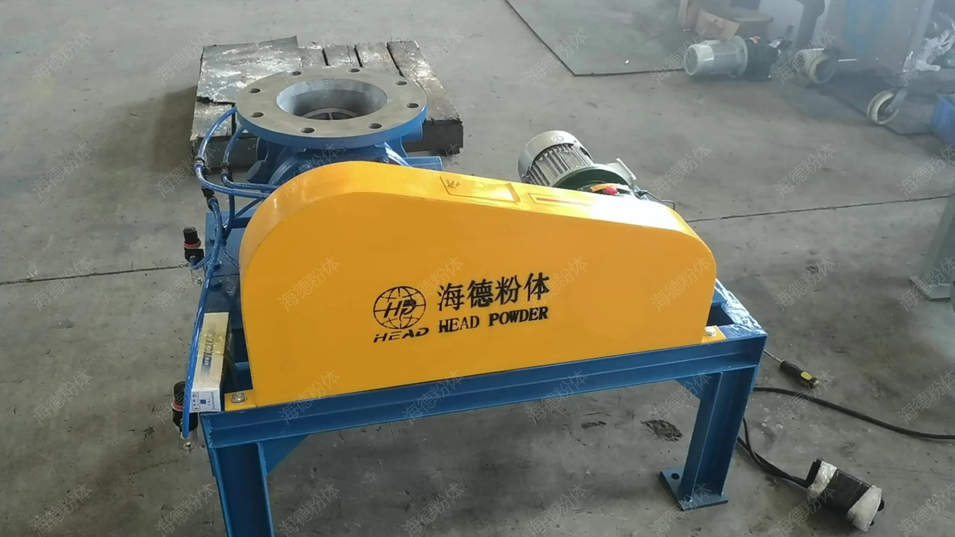 防尘圆口卸料器
