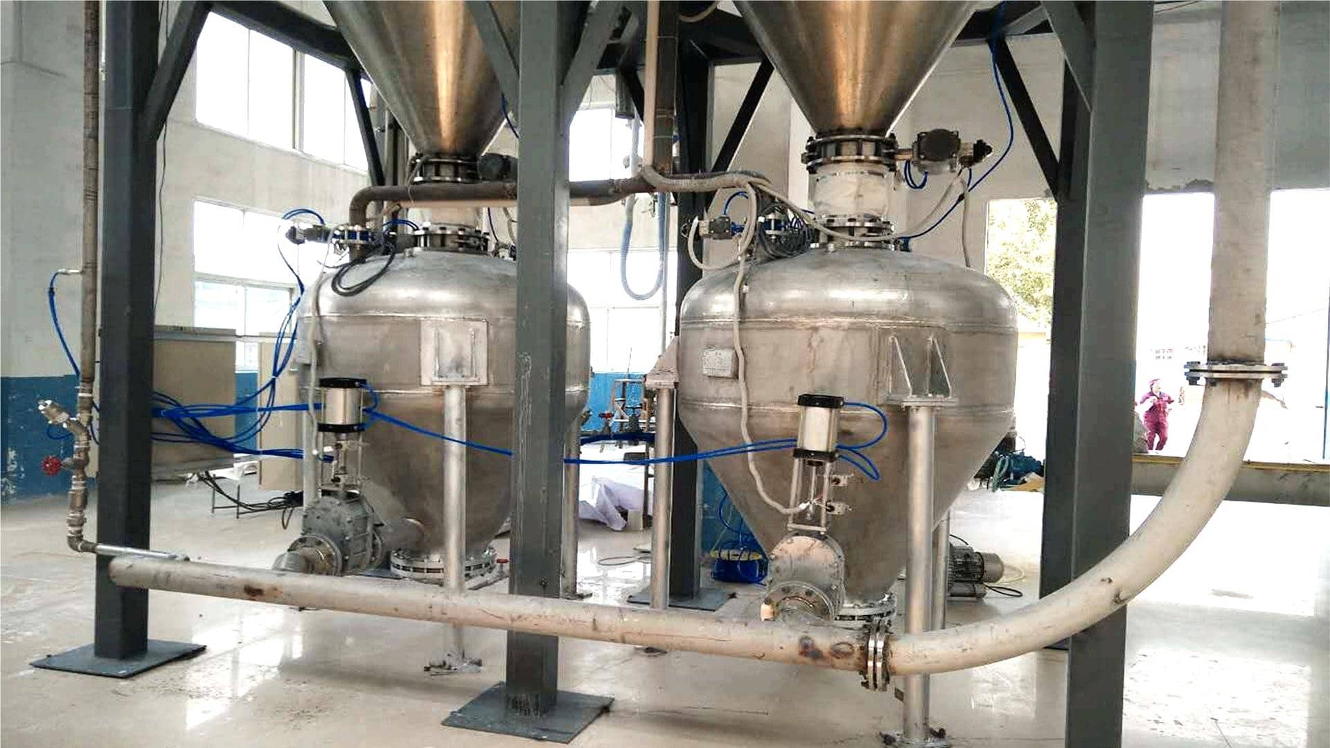 水泥原料气力输送