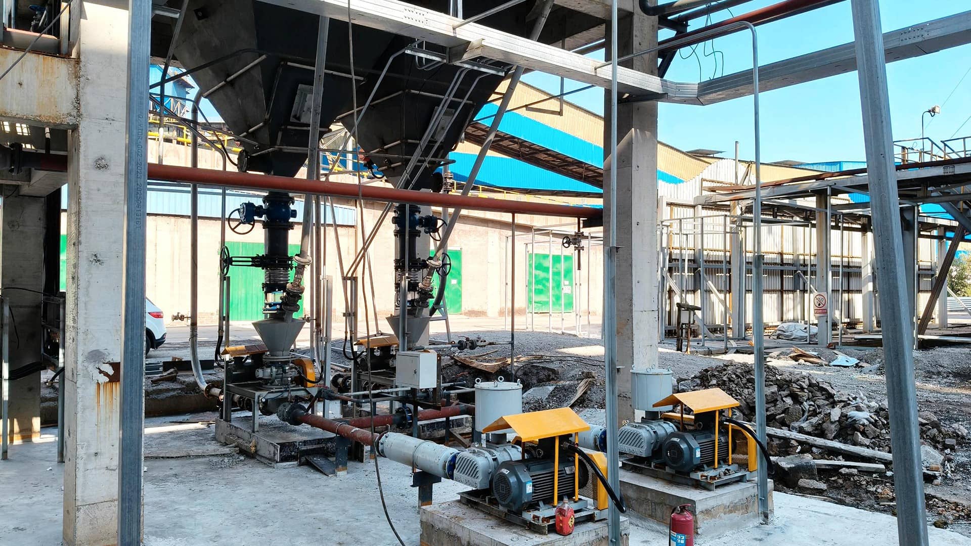 电石除尘灰气力输送