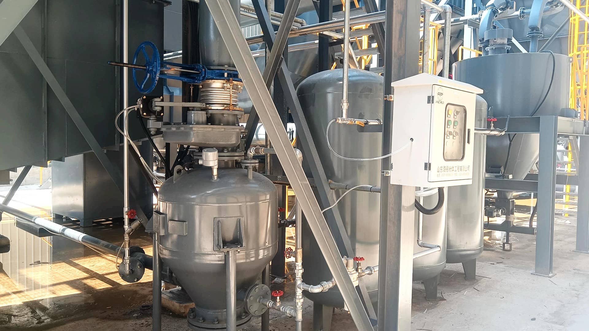 热解炭气力输送