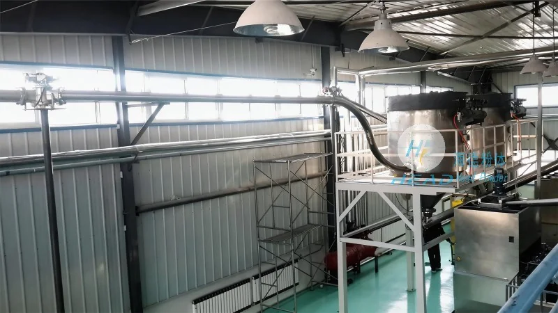 椰壳粉物料输送的原理及工作场景特点