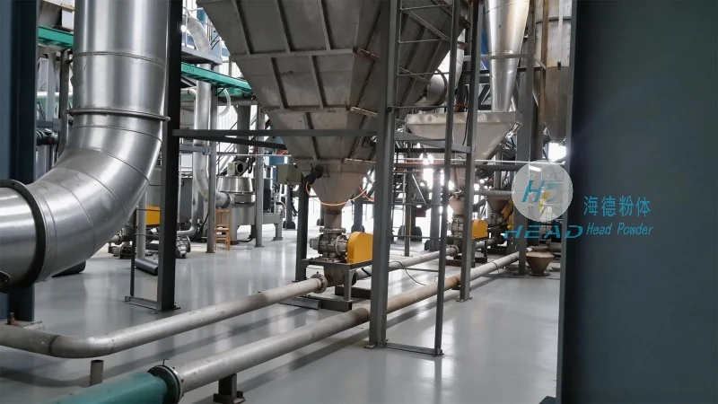 自动定量配料粉体输送线的运行过程和工作原理