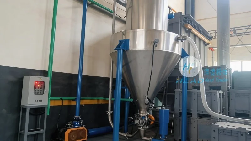 结晶体粉体输送系统设备的运行过程和工作原理